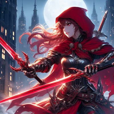 女剣士「赤頭巾」