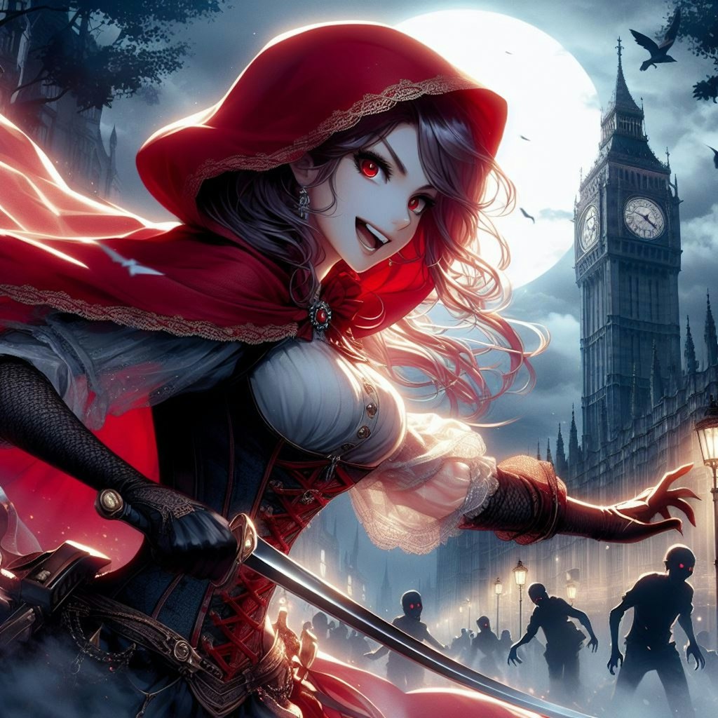 女剣士「赤頭巾」