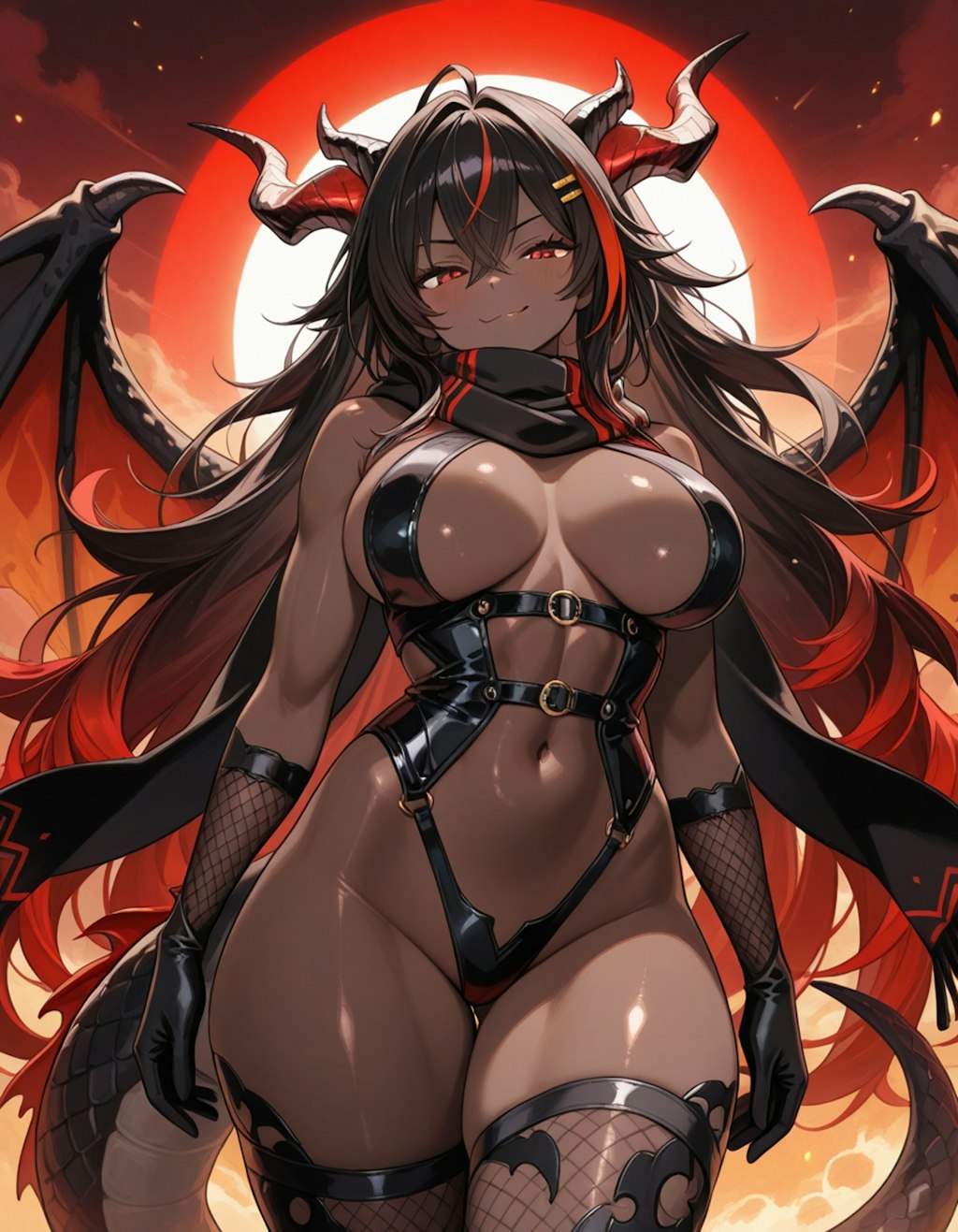 エッな格好のドラゴン娘さん その3