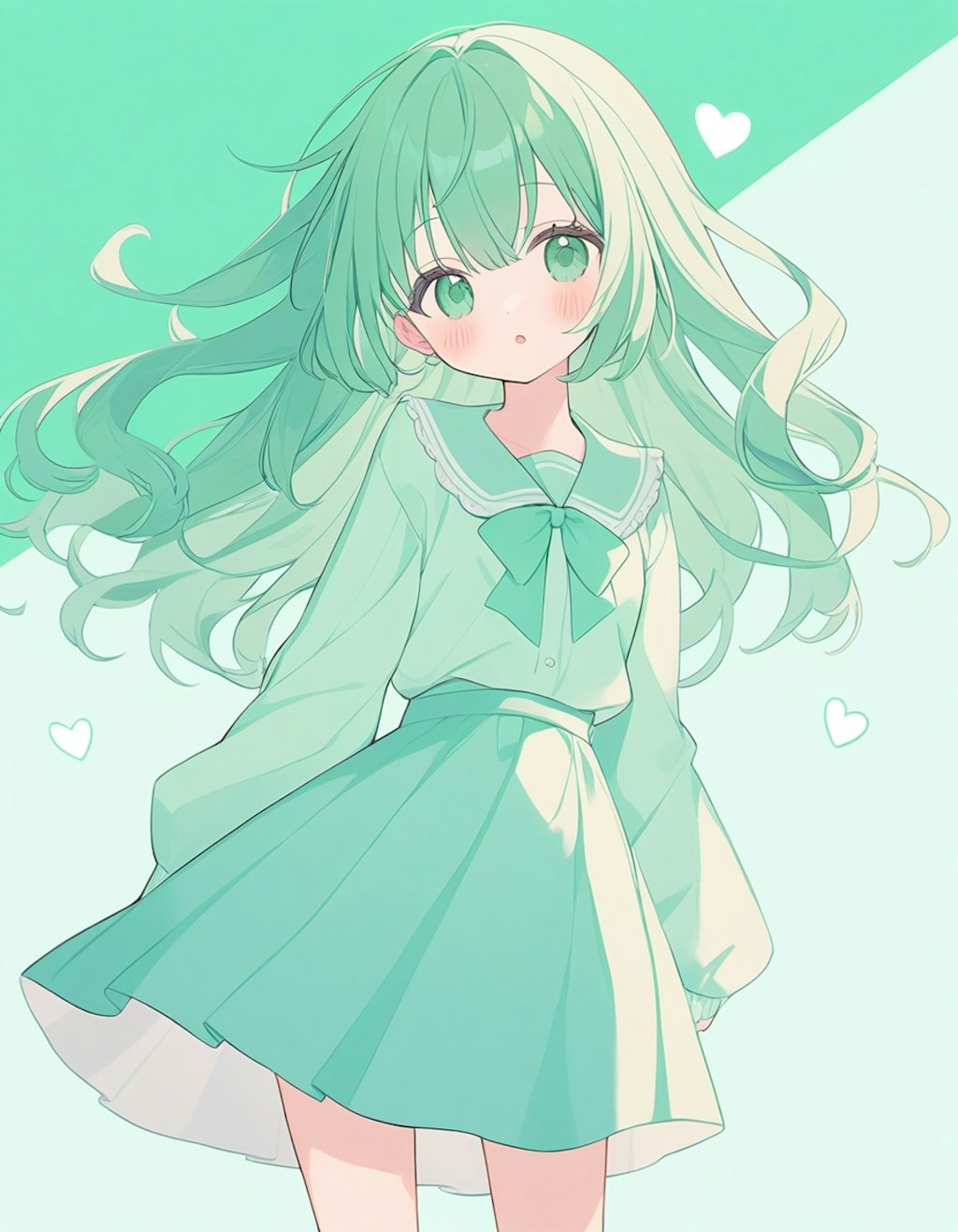 Emerald Green Girl