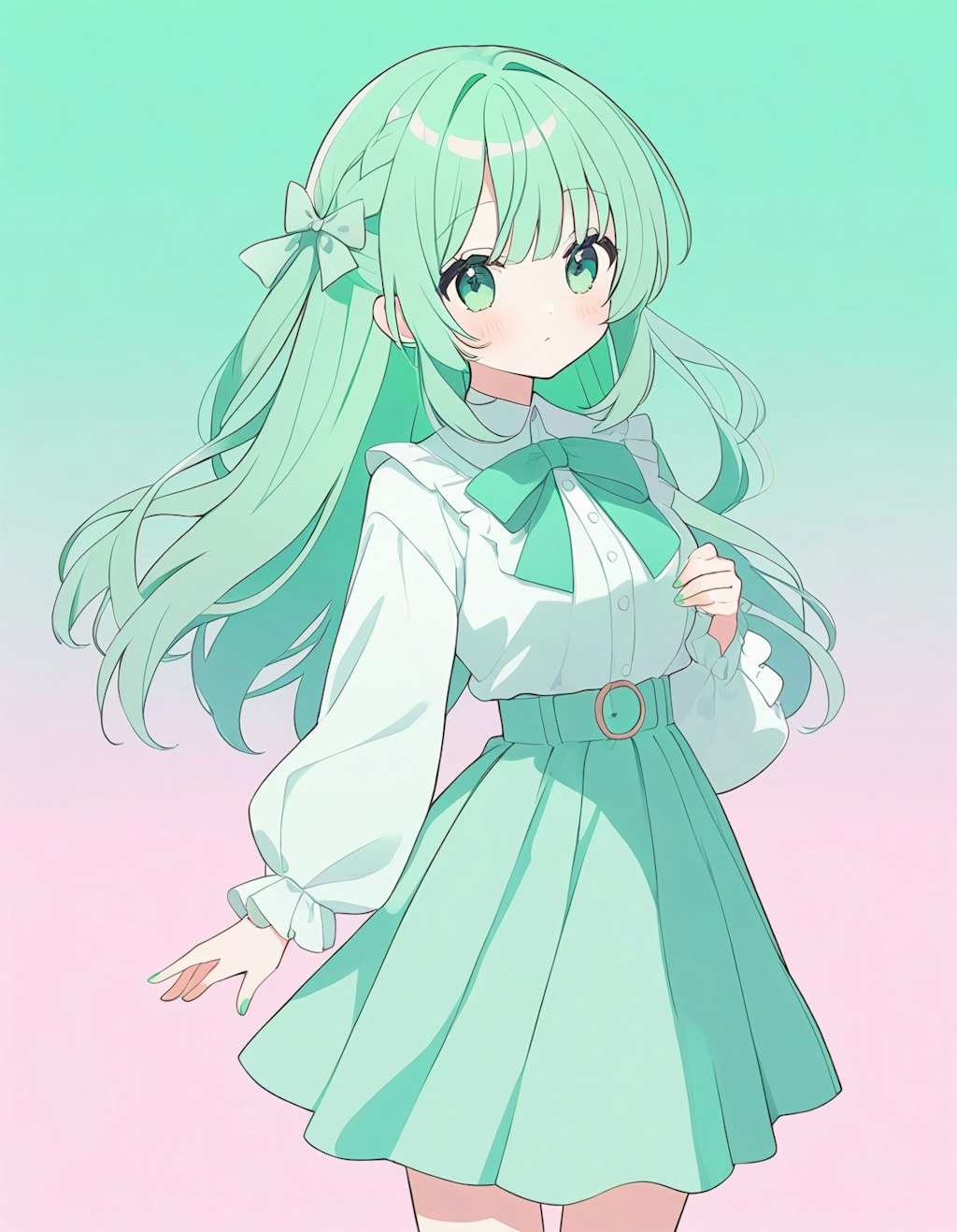 Emerald Green Girl