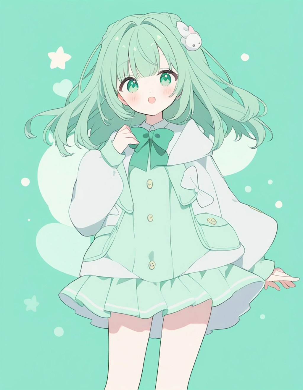 Emerald Green Girl