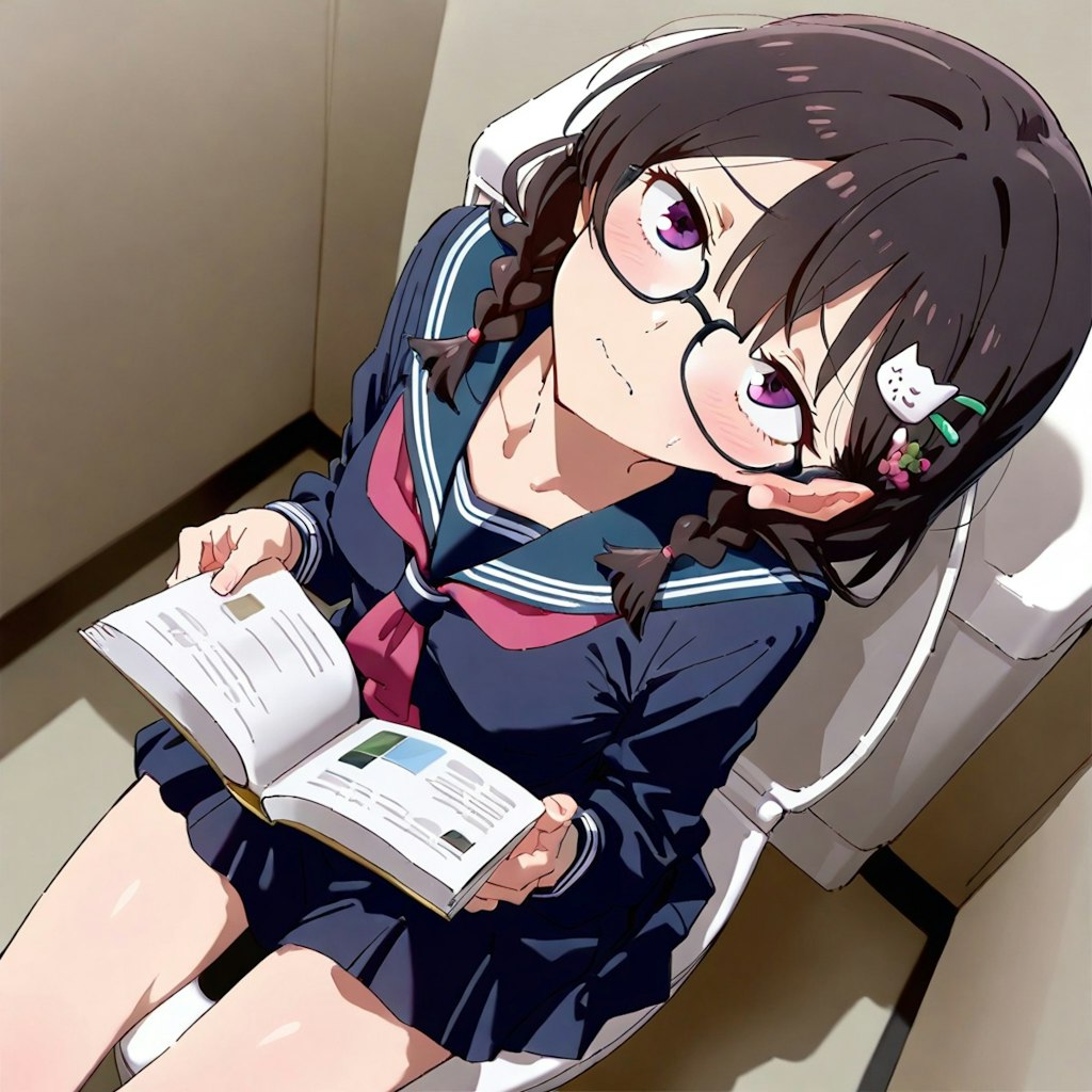 トイレで読書