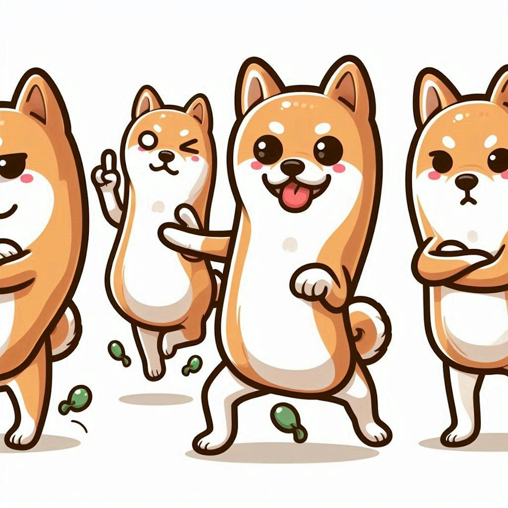 ゆるかわ柴犬（大）