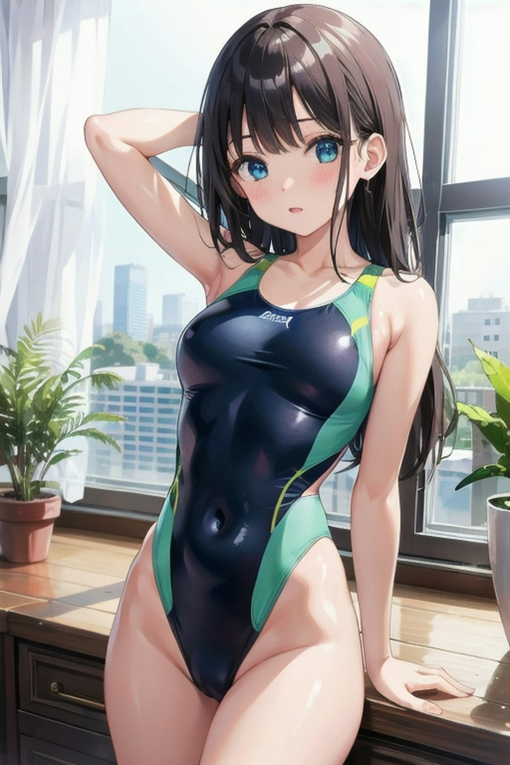 スク水の女の子