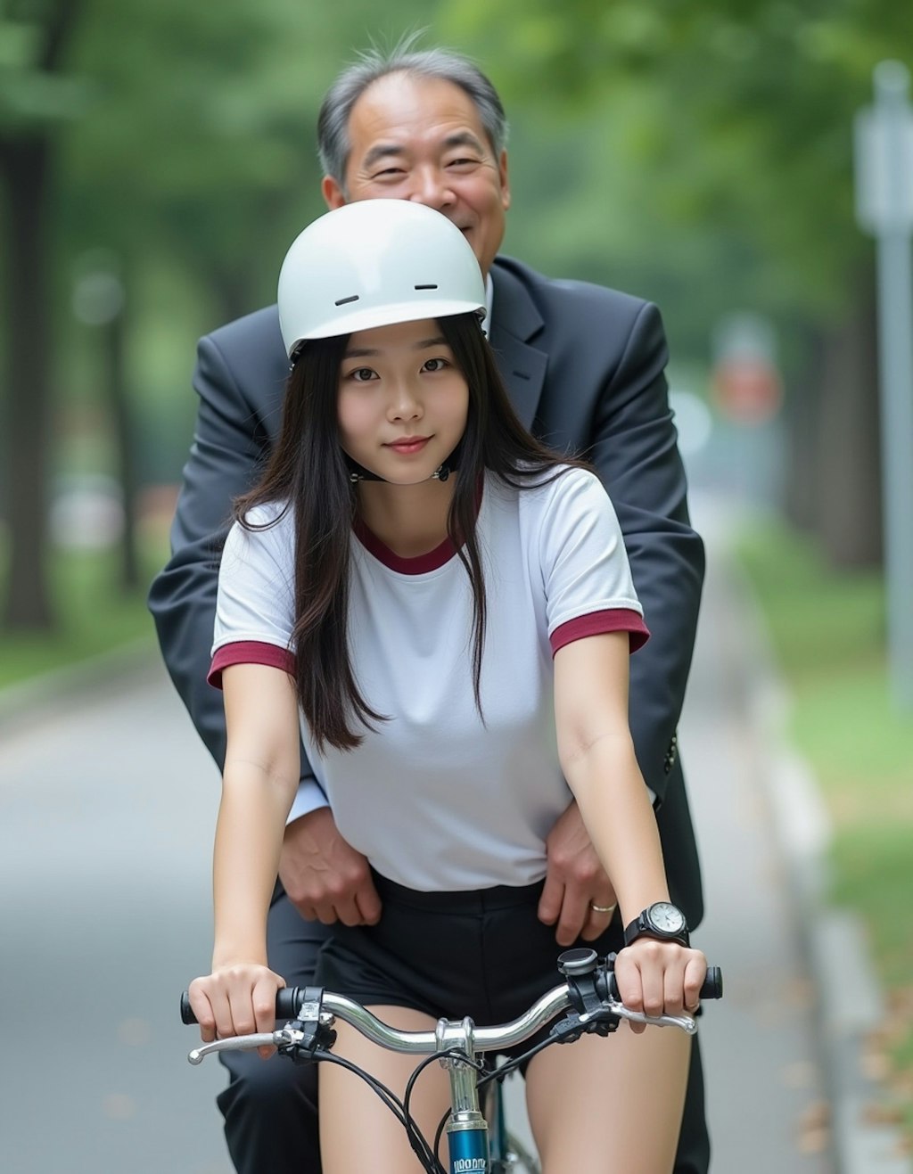 体操服とブルマと自転車と先生