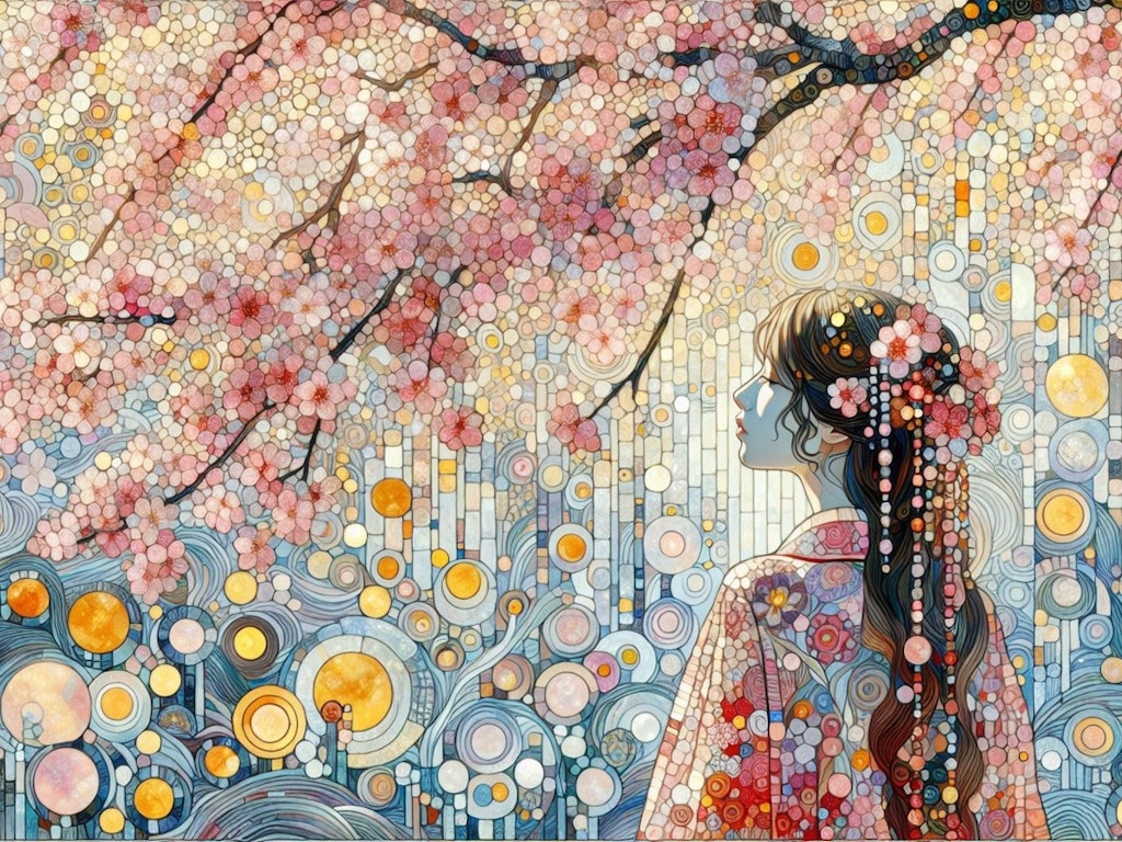 桜と少女  04-3（8枚）