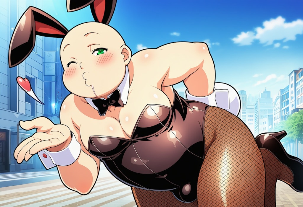 うさ耳無職デブ