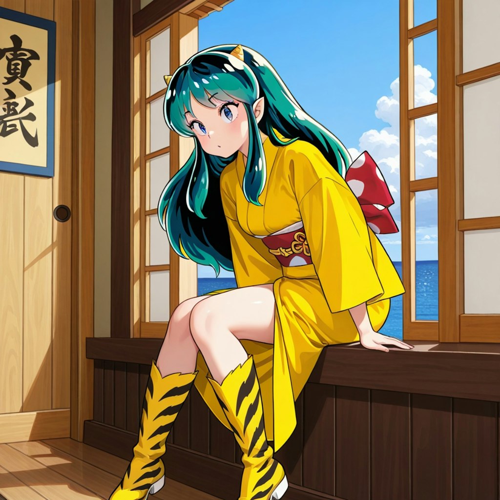 窓辺の君