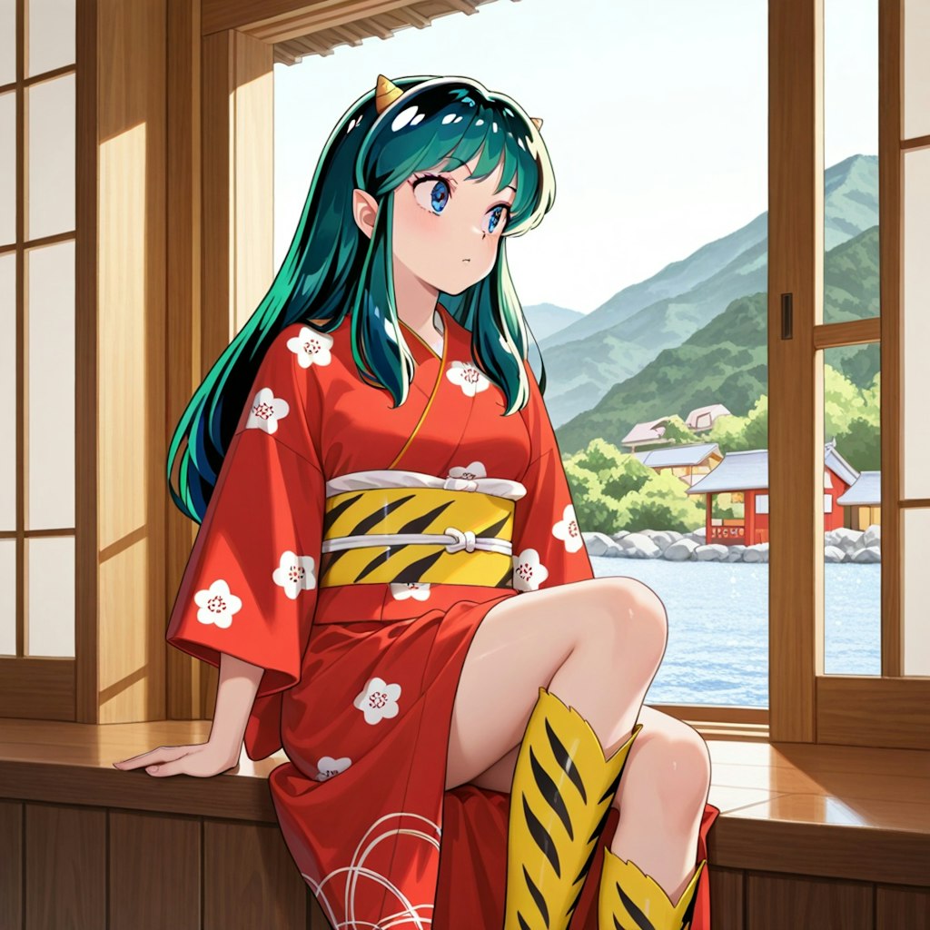 窓辺の君
