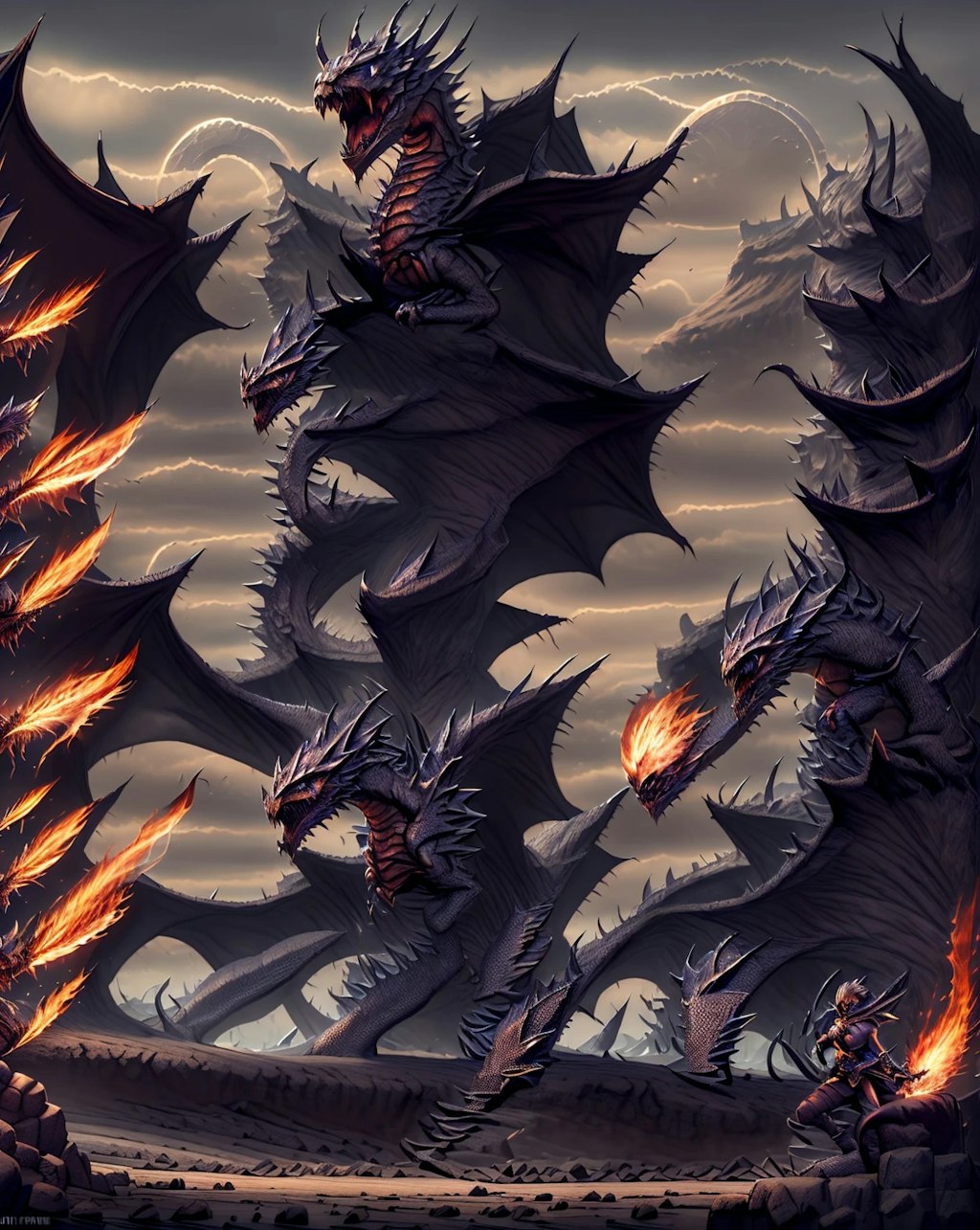 fighting dragons,