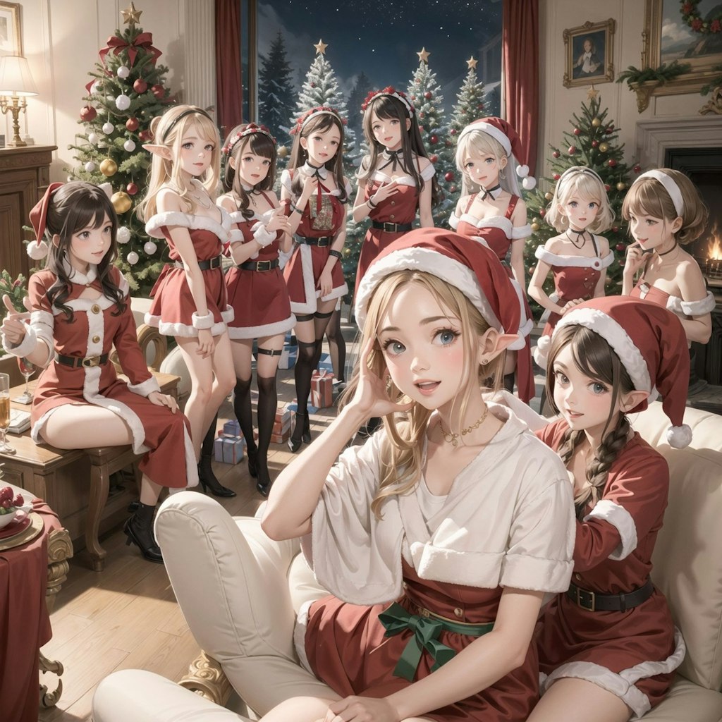 エルフのクリスマスパーティー