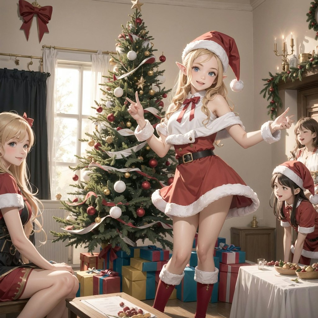 エルフのクリスマスパーティー