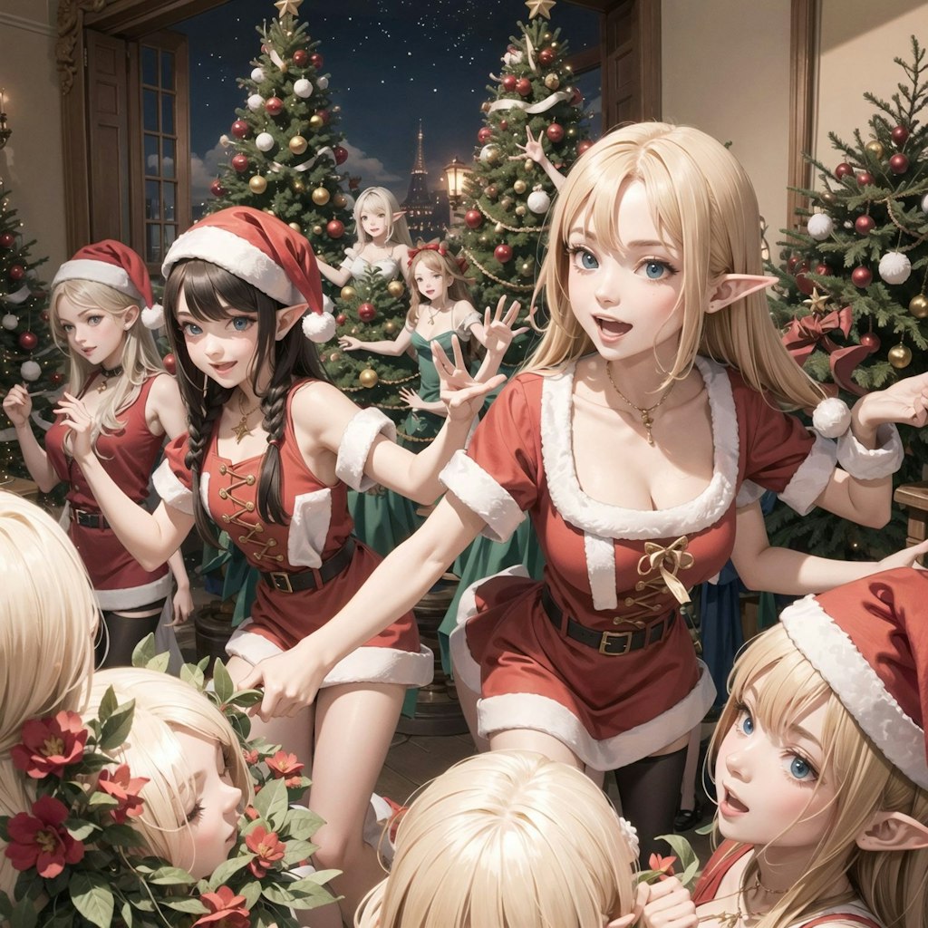 エルフのクリスマスパーティー