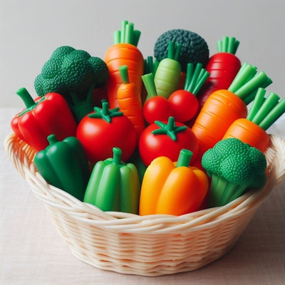 『Plastic vegetable goods collection』