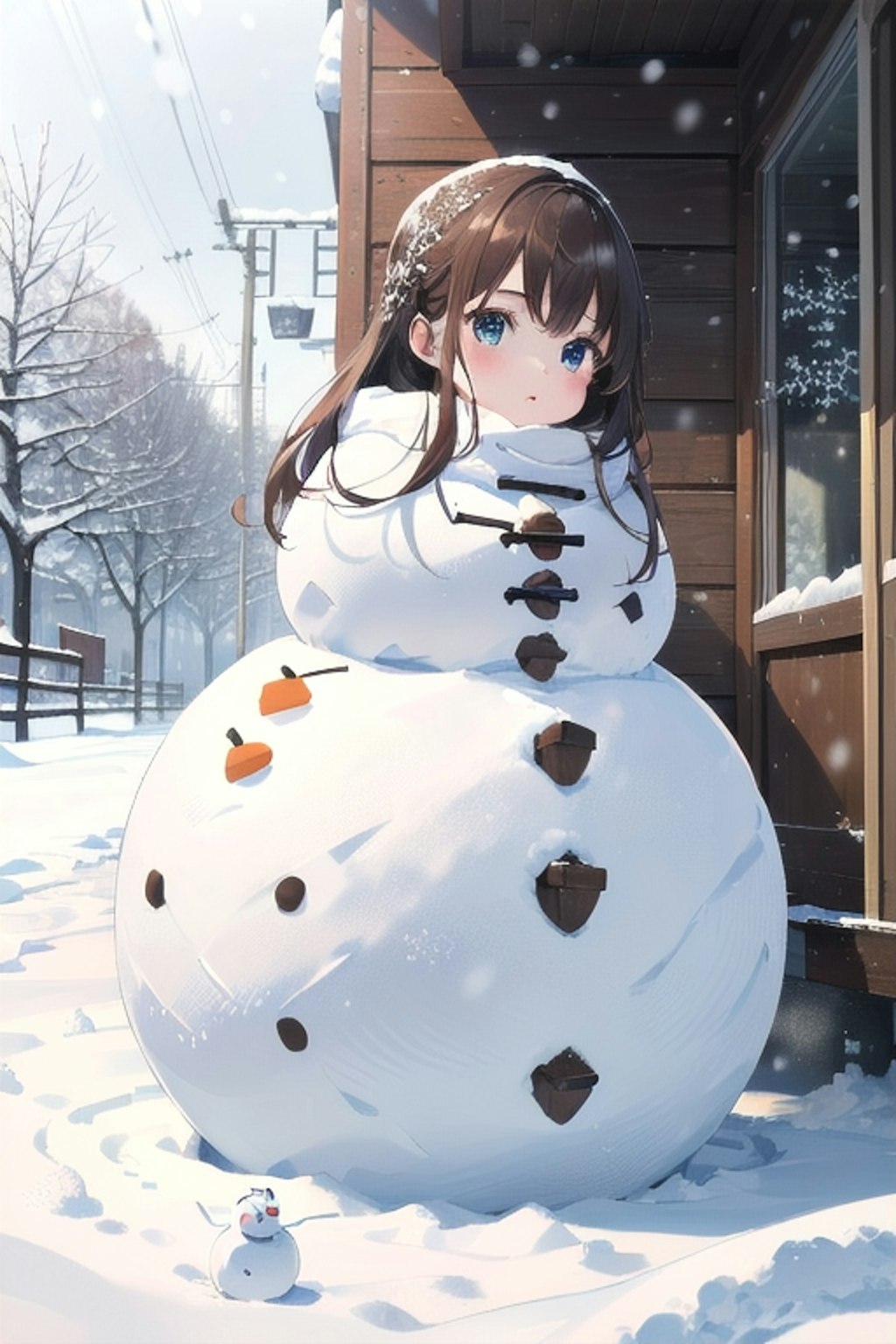 雪だるま(？！)