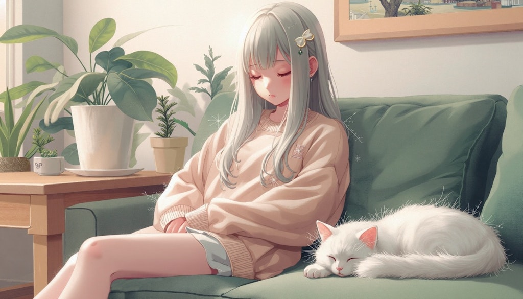 彼女の猫