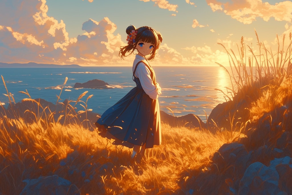 夕暮れのおだんごちゃん🍡✨02