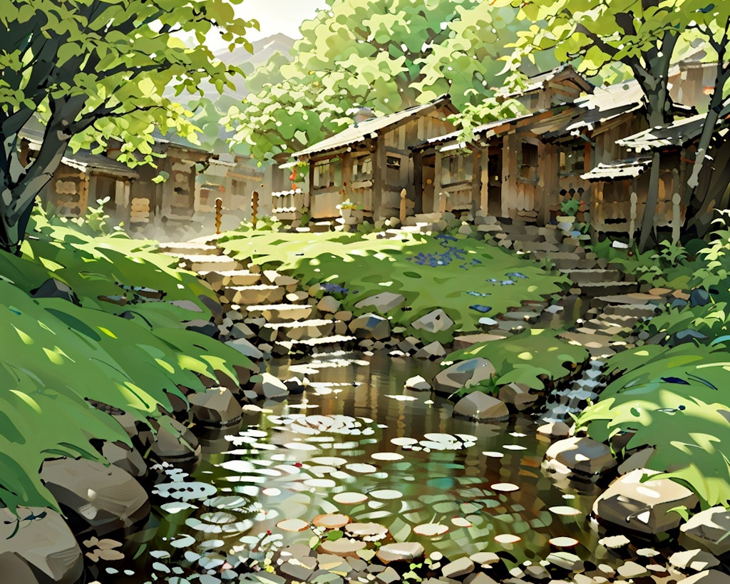 ＯＫな背景-1 (油絵スタイル)