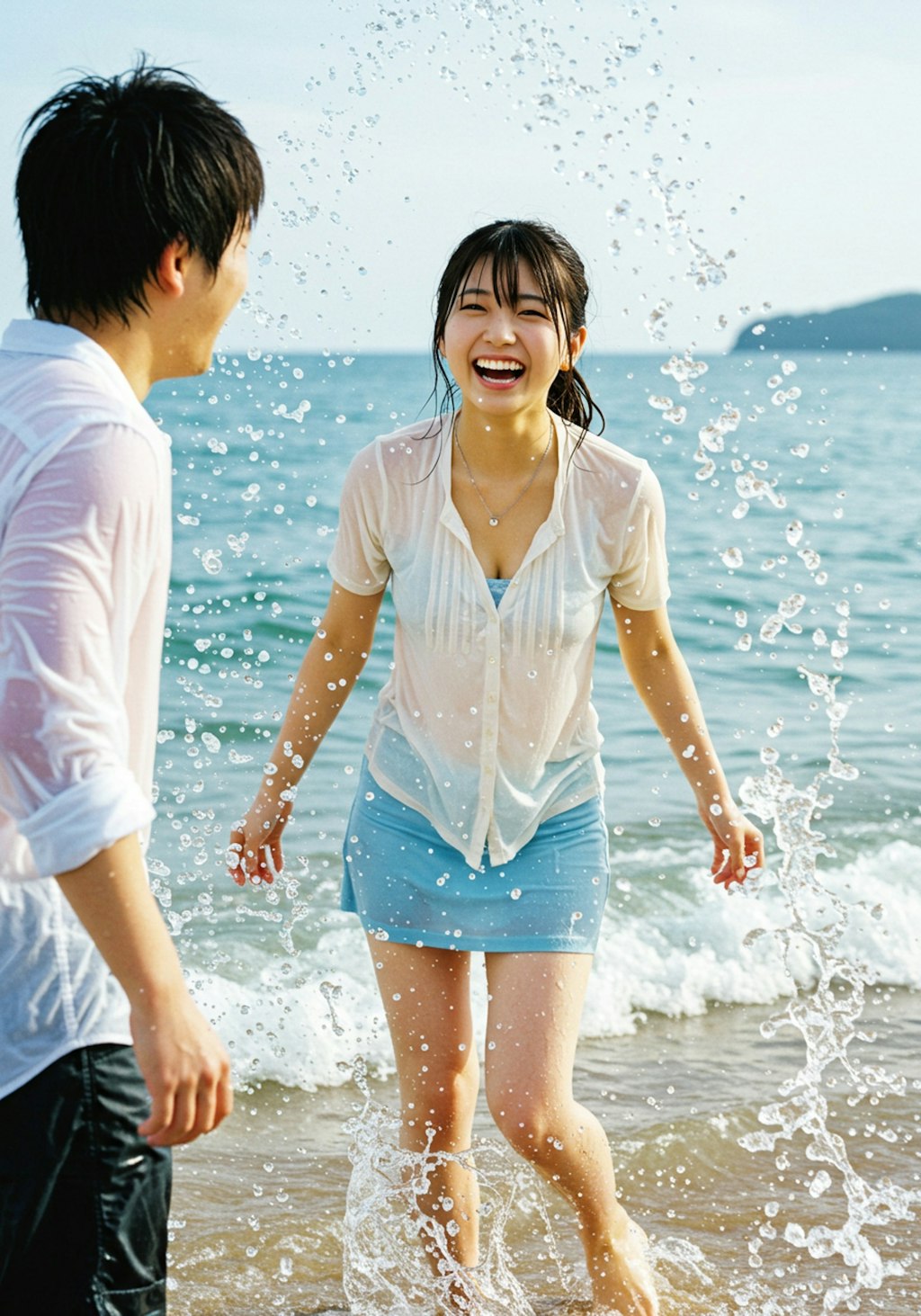 水遊び