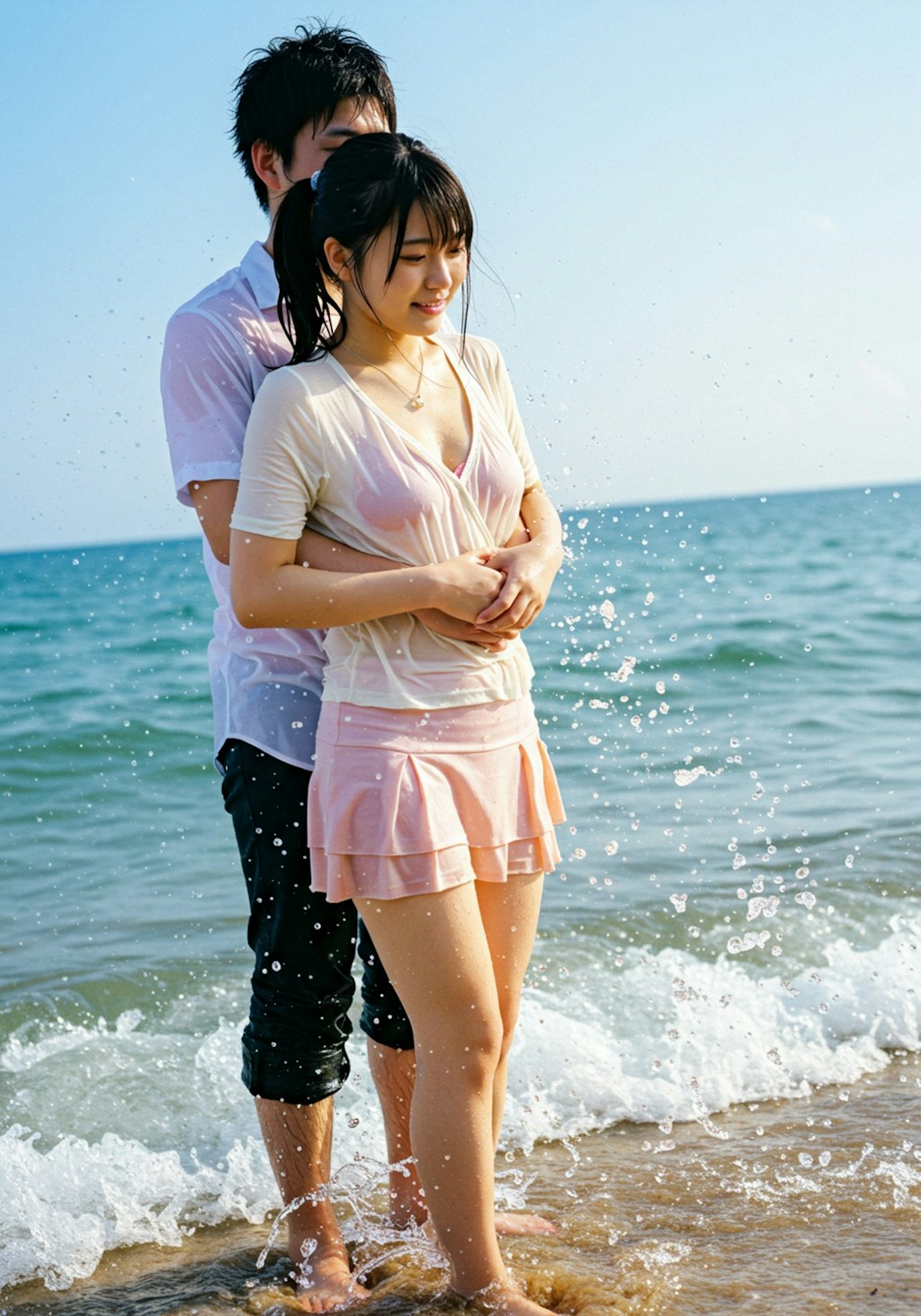 水遊び