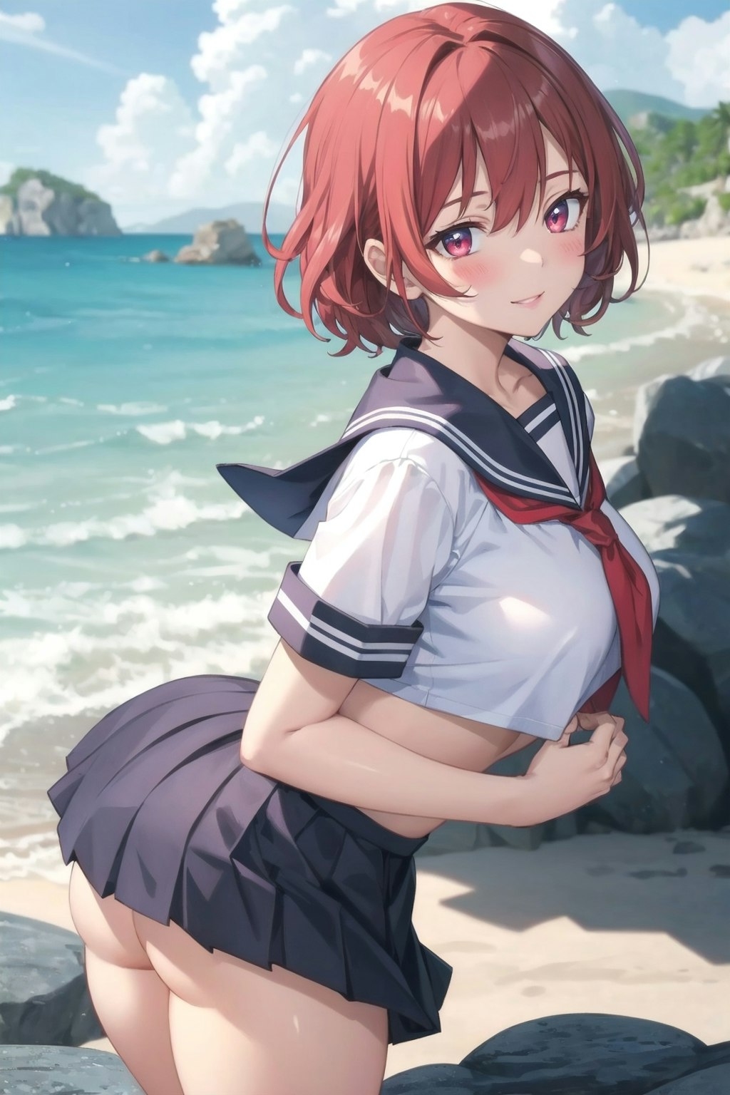 ここでする？