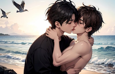 Boys’ Love at the beach 2
