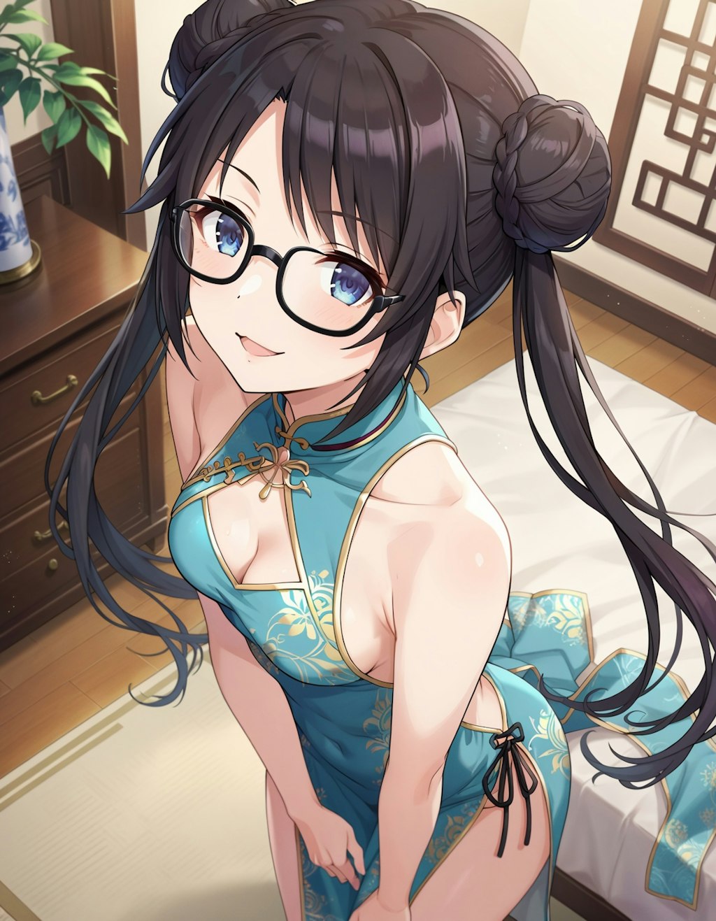 チャイナドレスで枕営業しちゃう三峰結華
