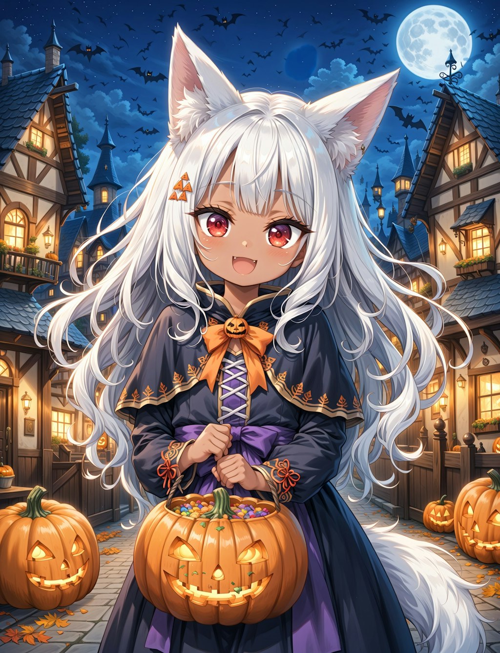 ハロウィン狐娘