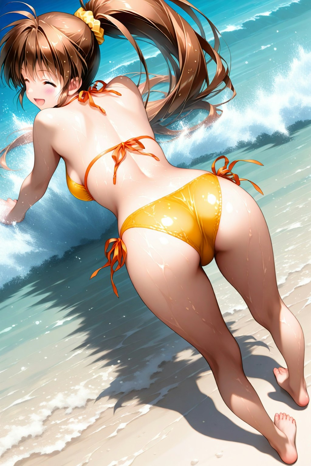 黄色い桃はいかが？