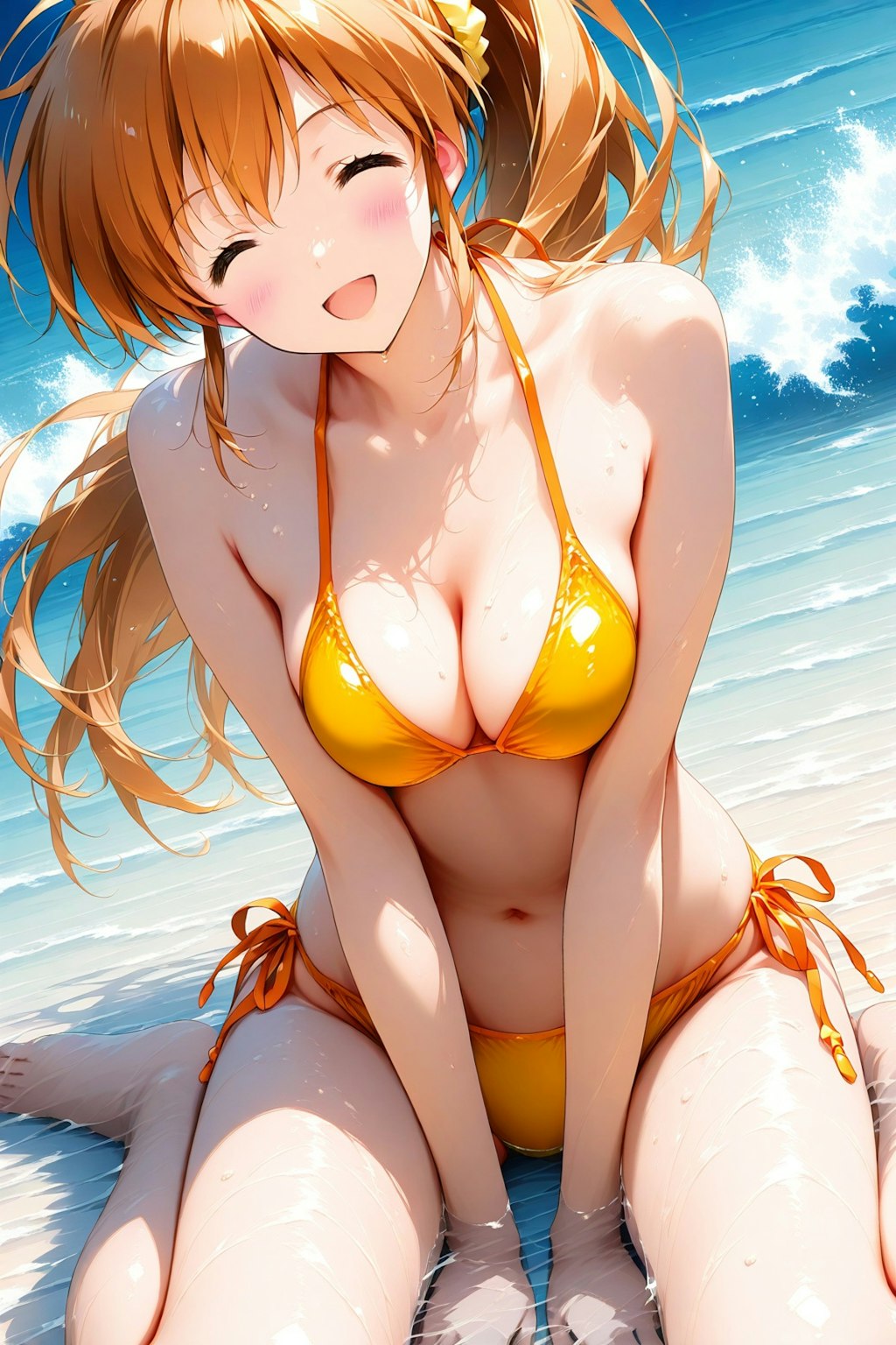 黄色い桃はいかが？