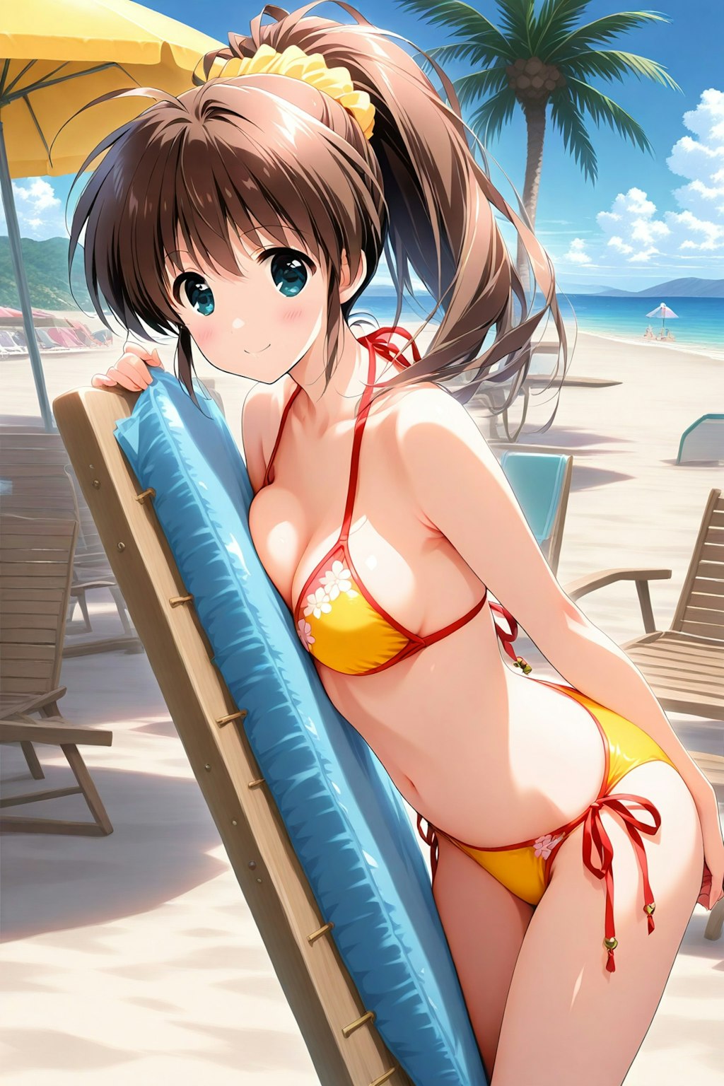 黄色い桃はいかが？