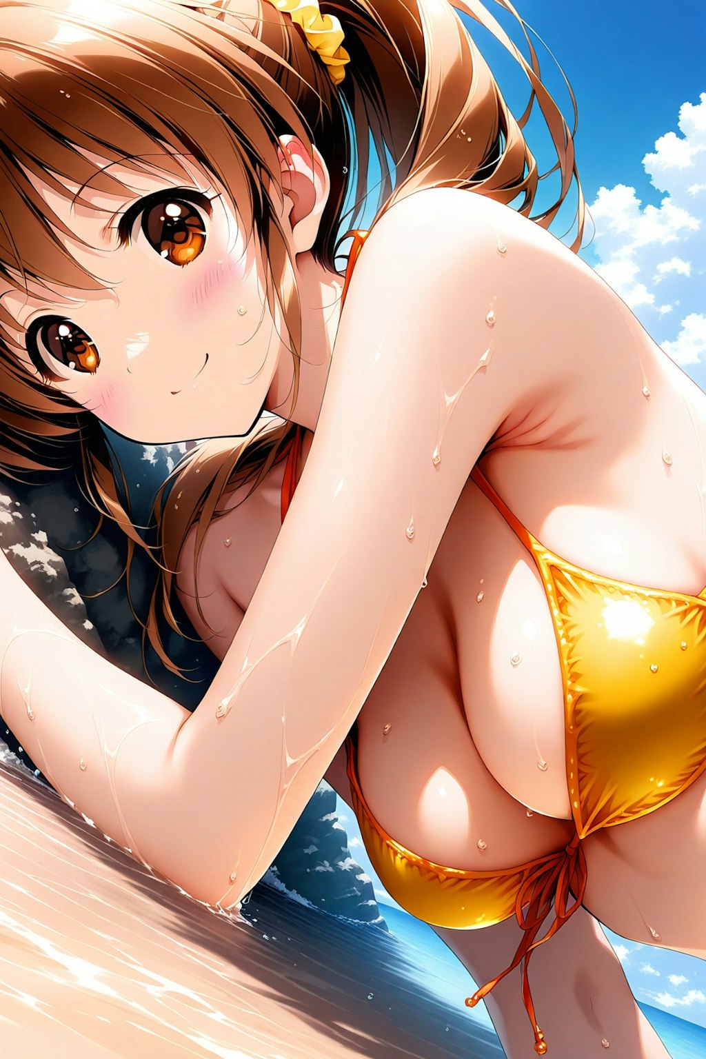 黄色い桃はいかが？