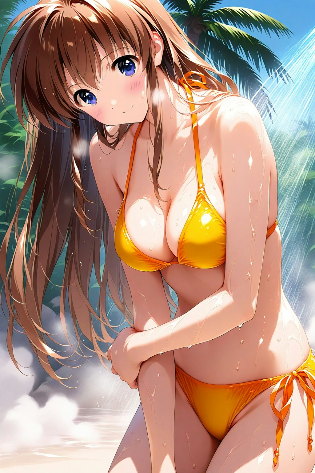 黄色い桃はいかが？