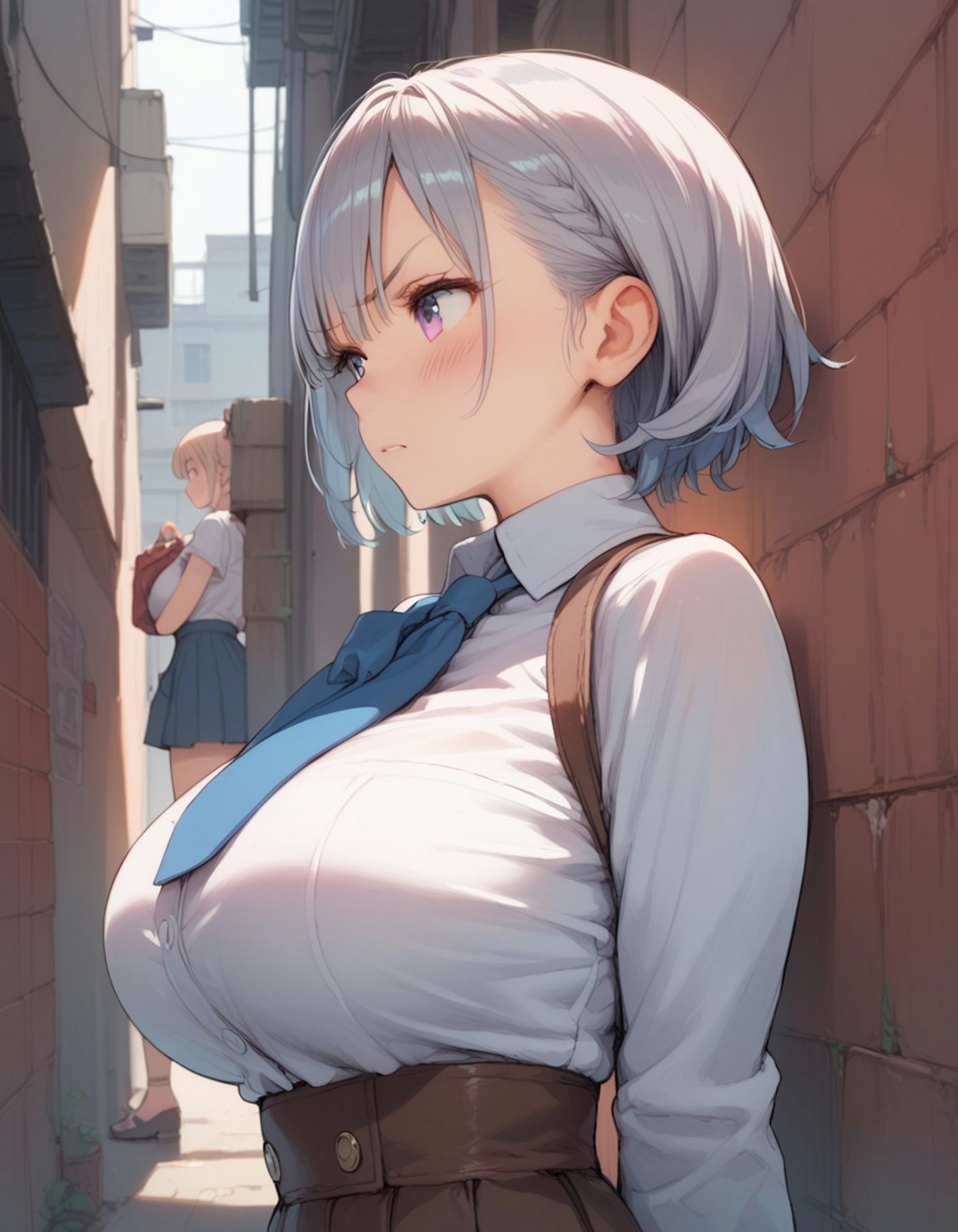 嫌々撮らせてくれる子