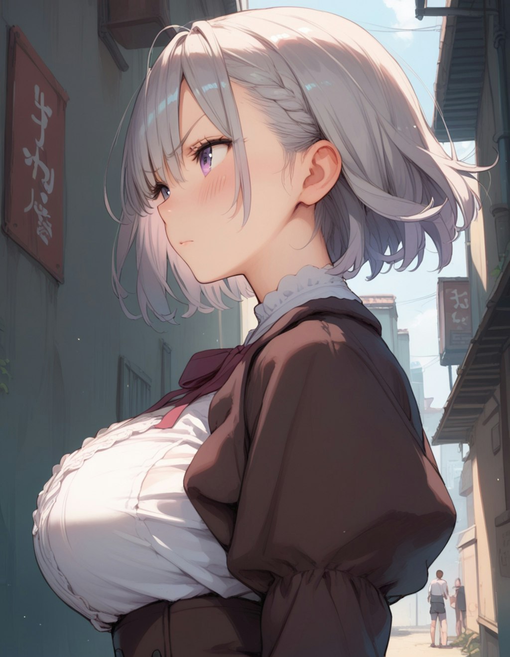 嫌々撮らせてくれる子