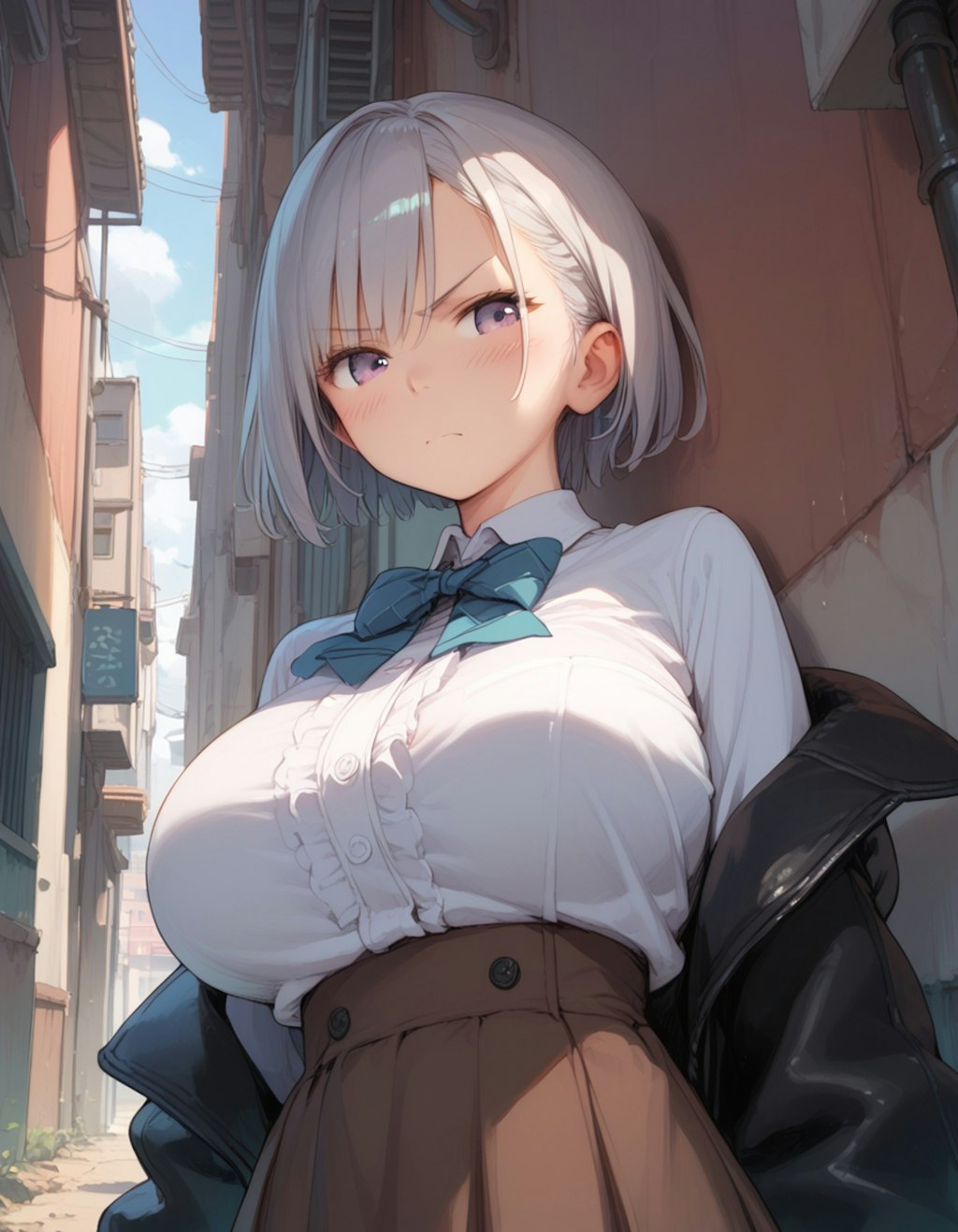 嫌々撮らせてくれる子