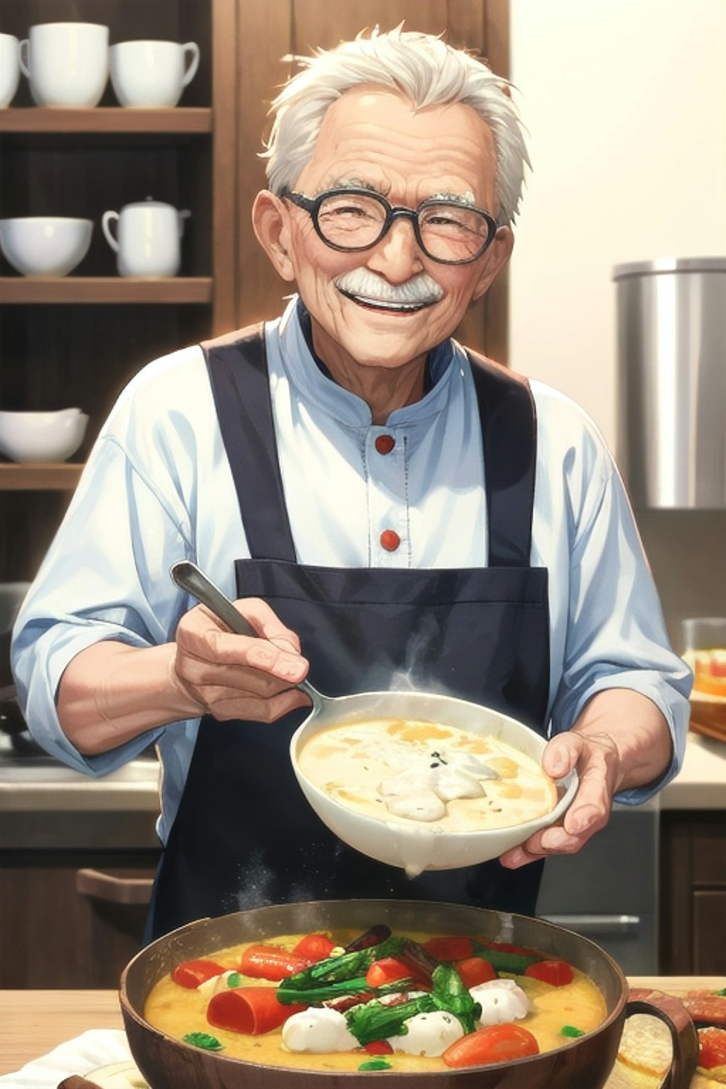 グ◯コ・クリス爺さんのクリームシチュー🍲