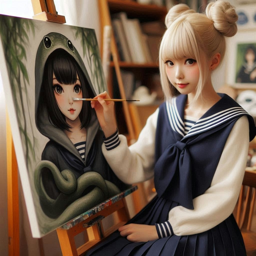 金曜日の金団子 お絵描きの巻