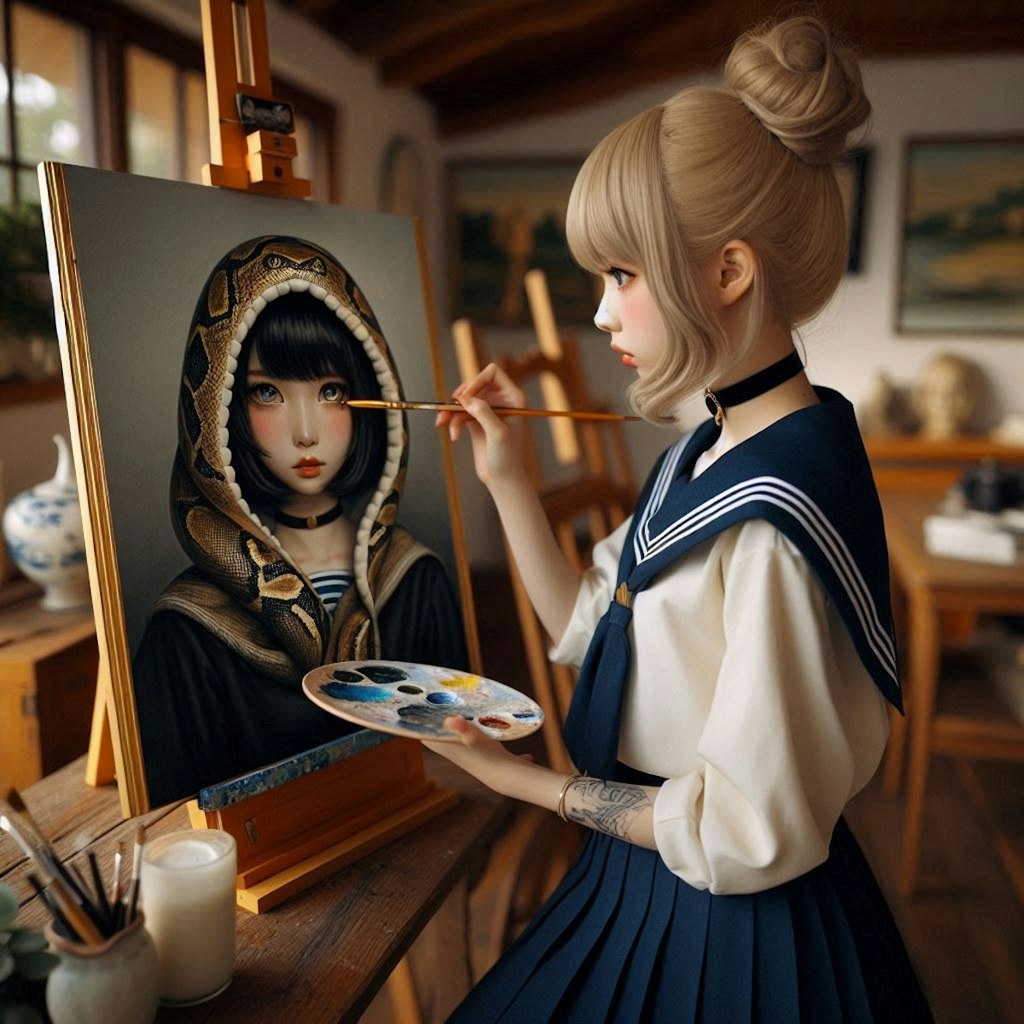 金曜日の金団子 お絵描きの巻