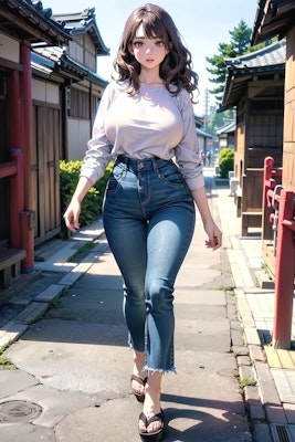 日本の古都でお散歩