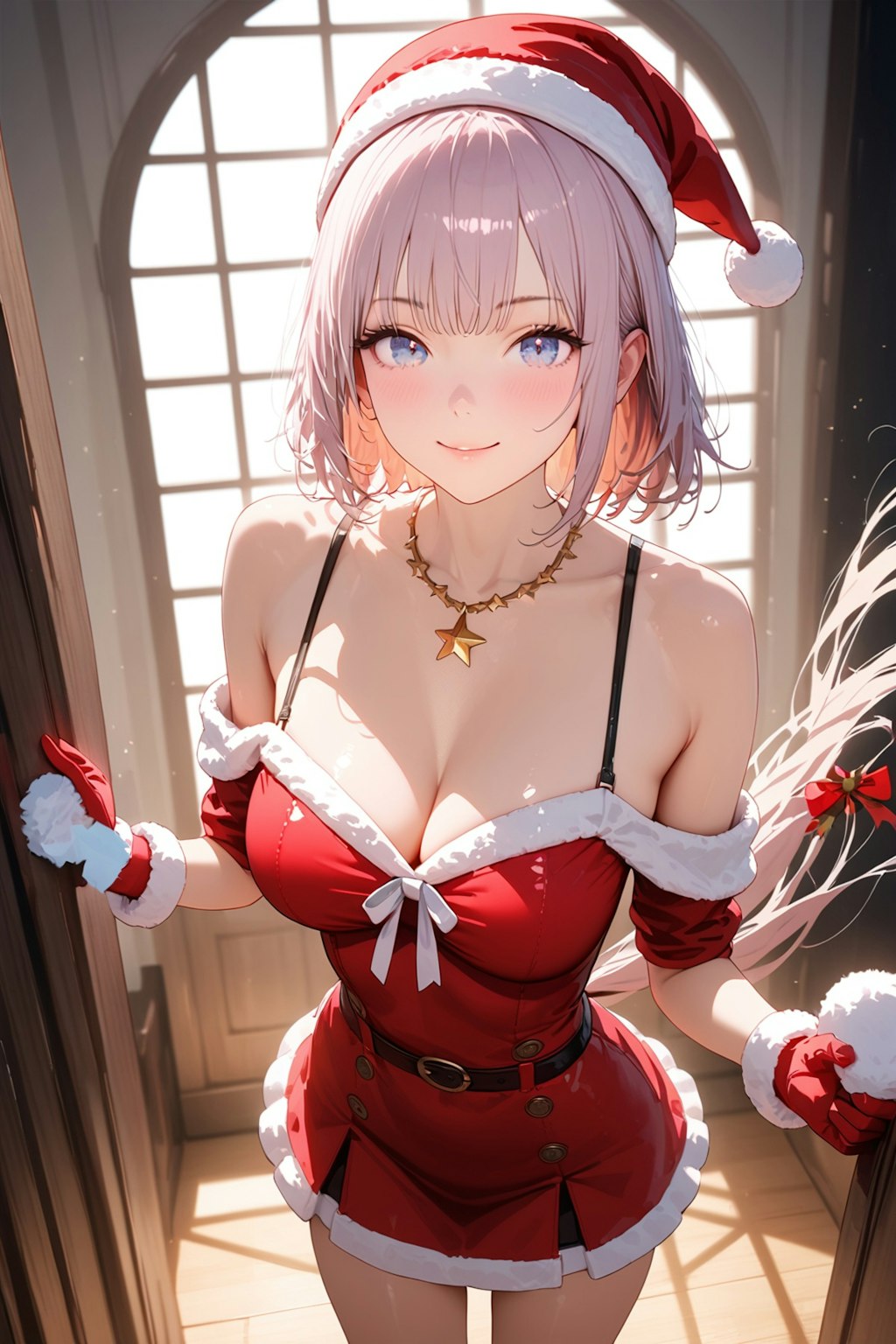 クリスマスサンタコスプレ