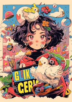 鳥ポスター -Chicken poster-