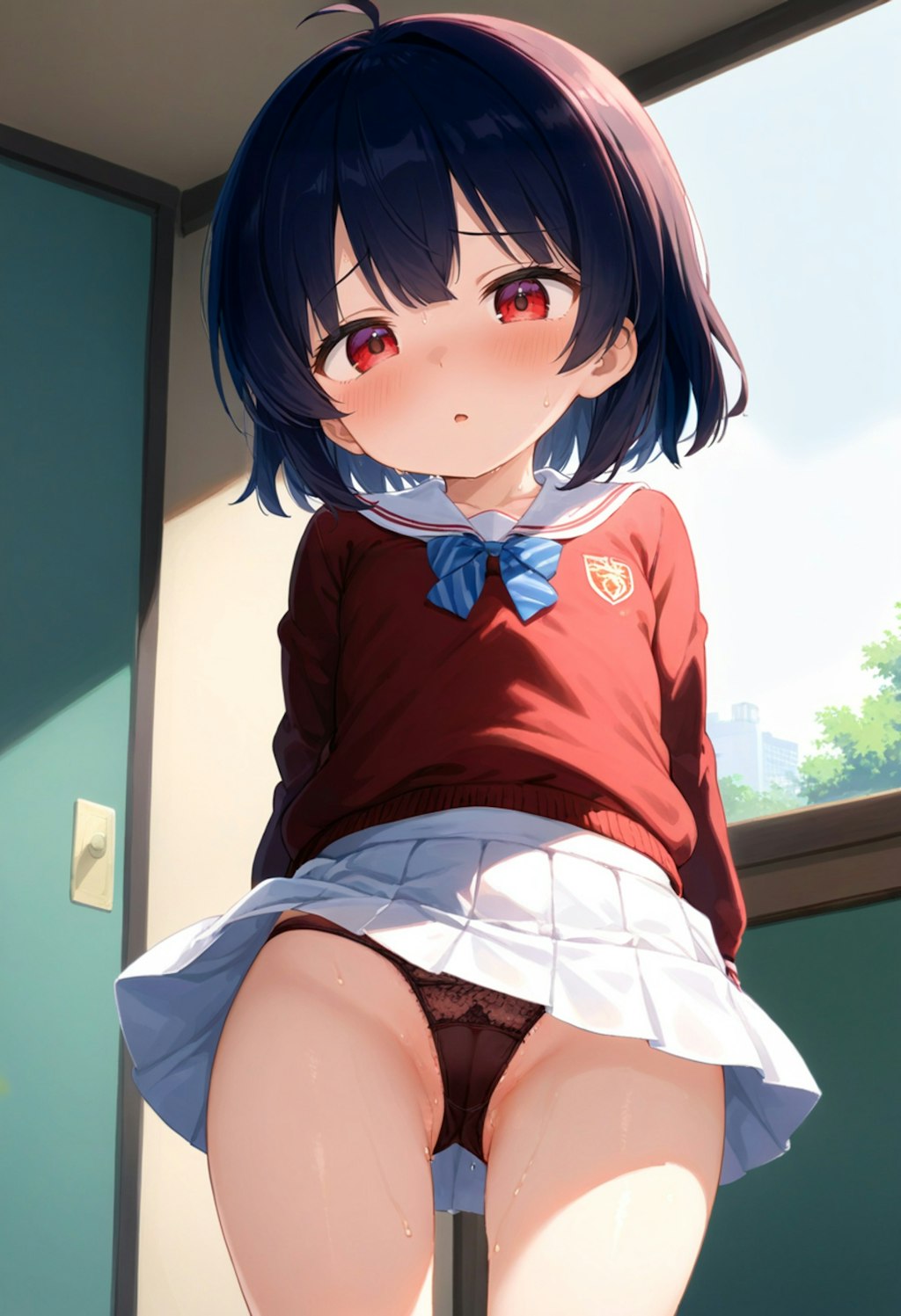 女の子のパンちらショット