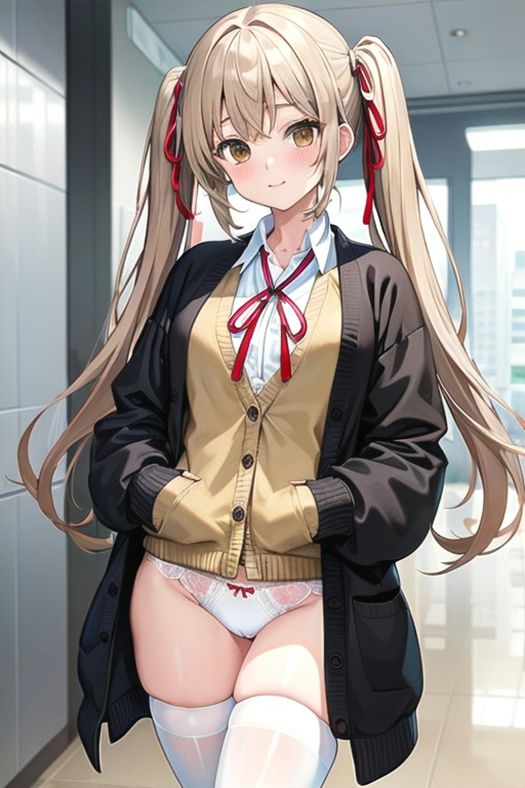 School twintails girl