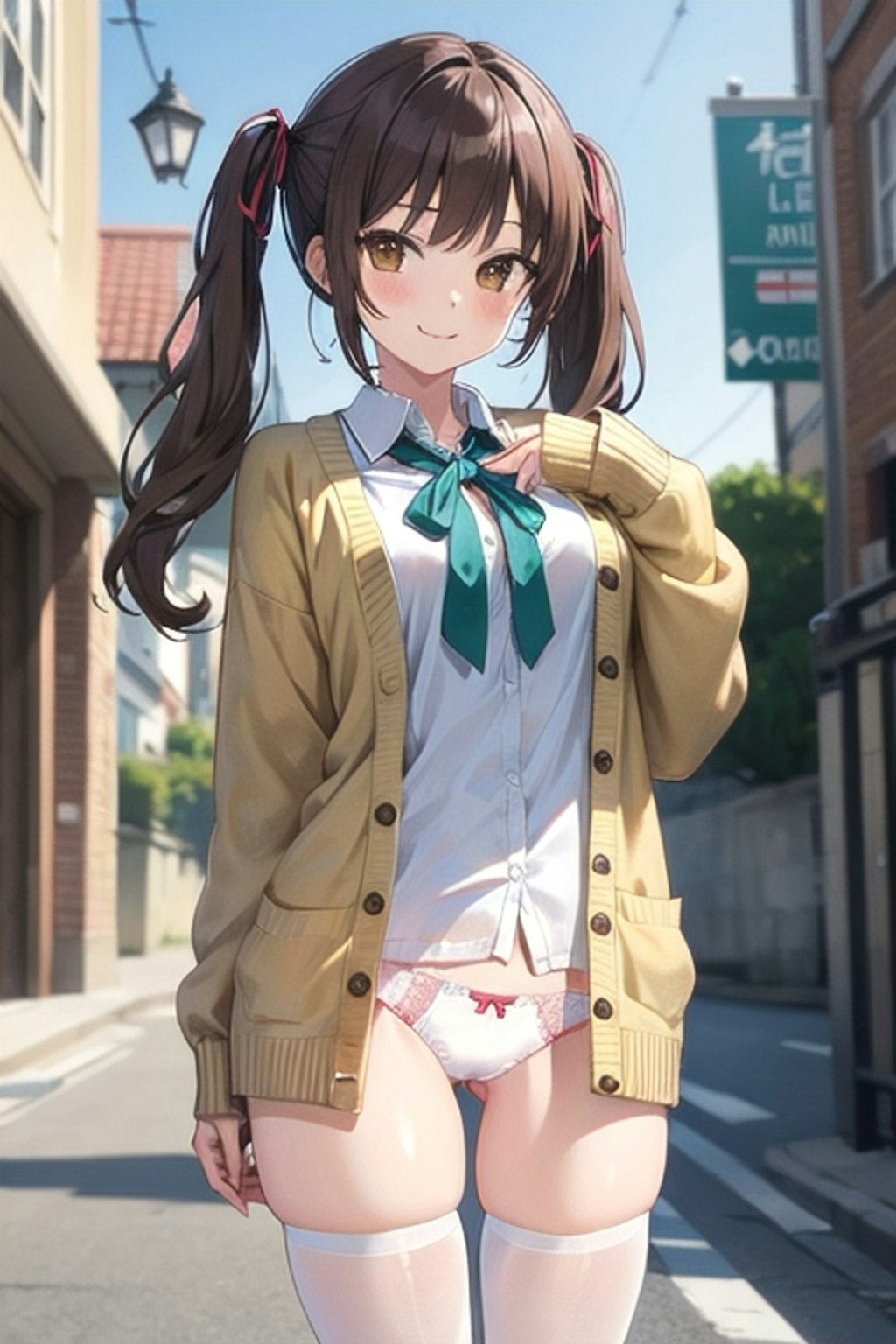 School twintails girl