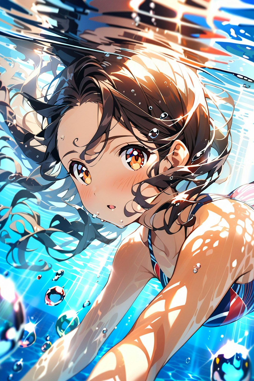 girl 0604　泳ぐ