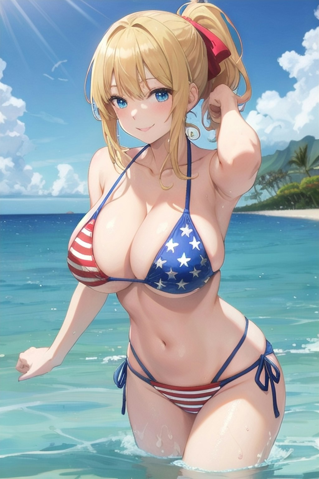 星条旗ビキニ🇺🇸👙