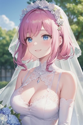 花嫁の笑顔