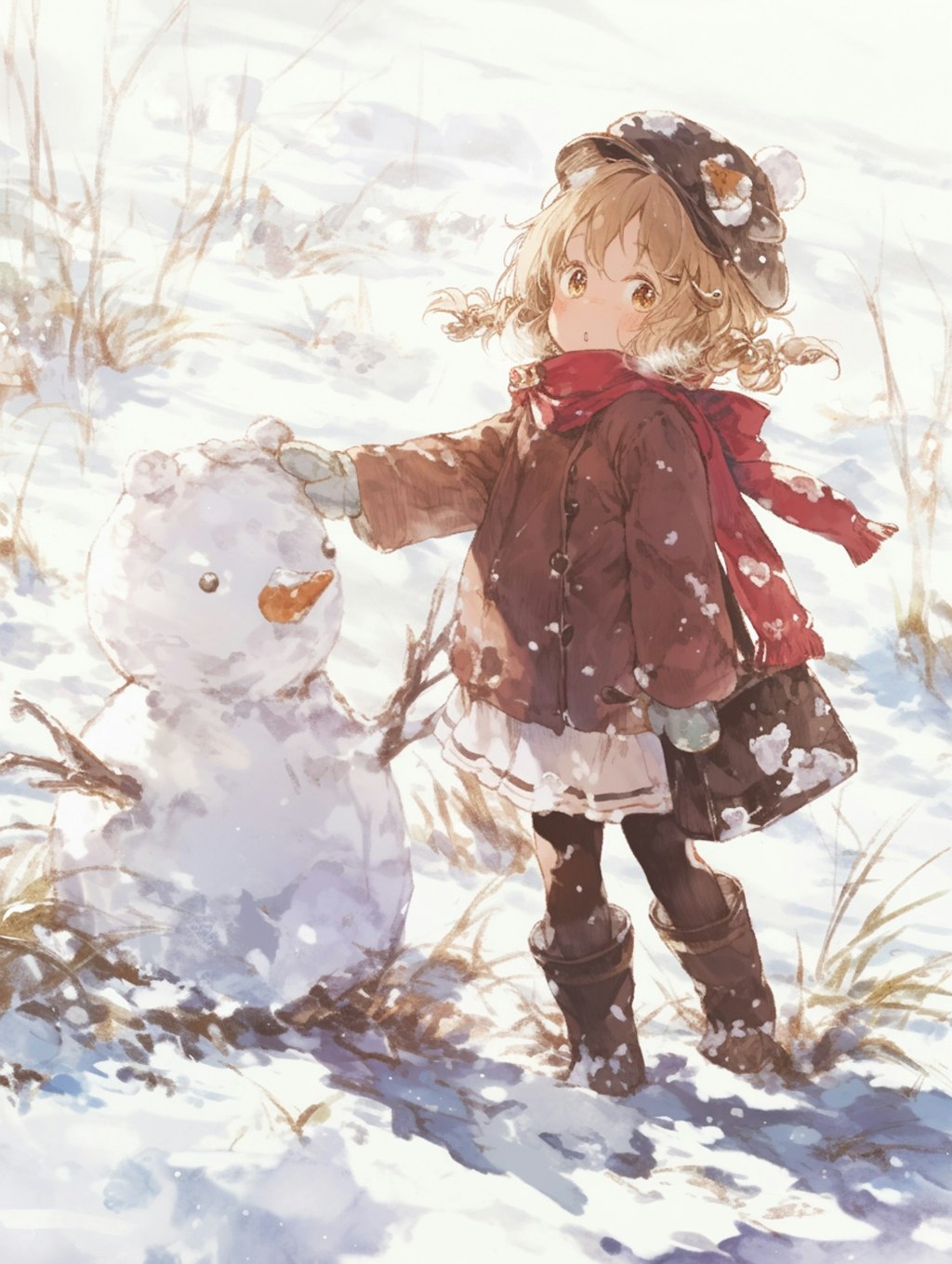 雪だるま。